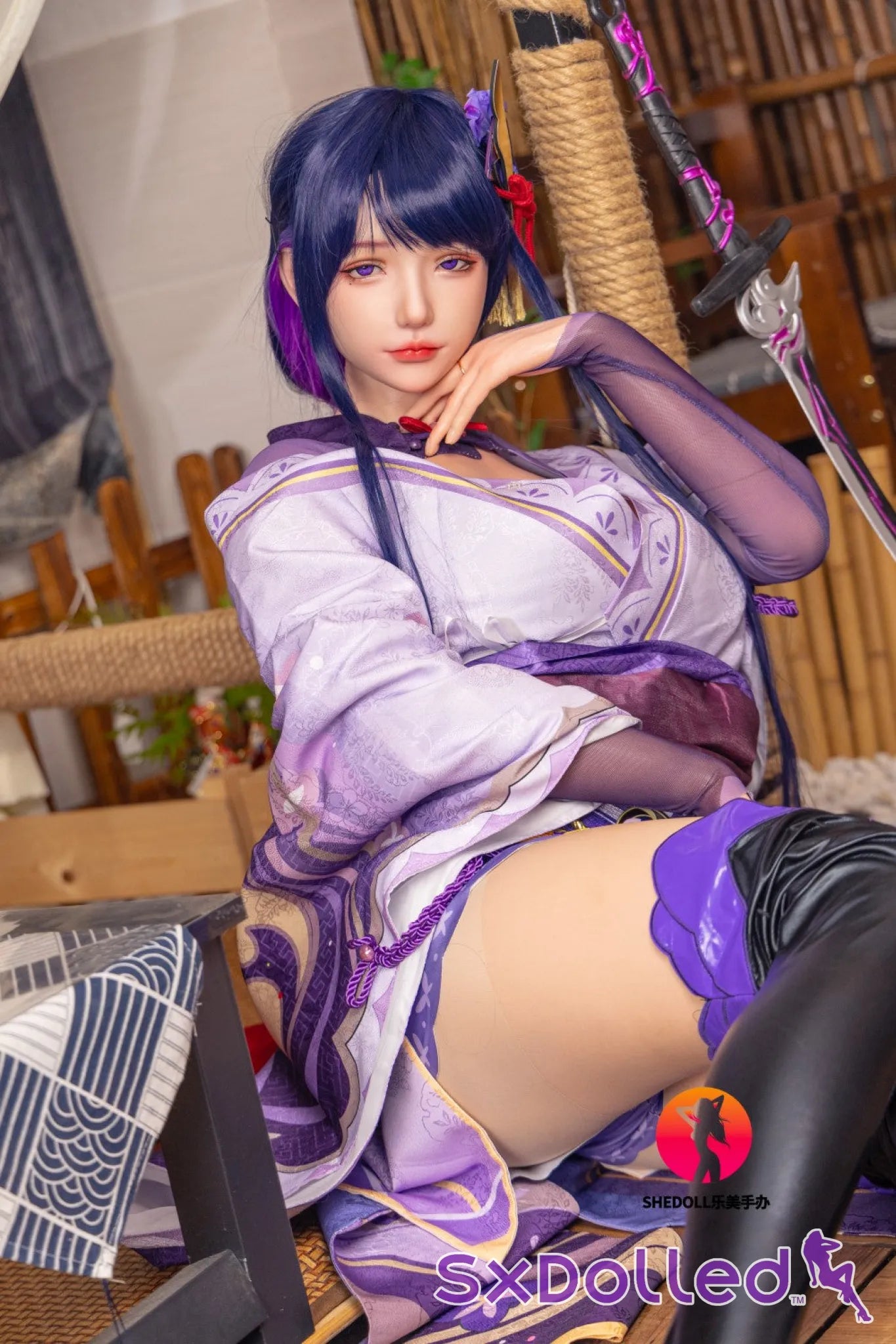 Sorelia (E-Cup) (165cm) | Sex Doll E-Cup / 165cm / Purple Sex Doll