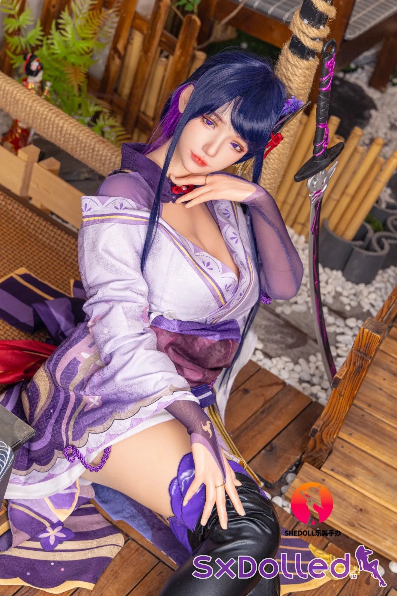 Sorelia (E-Cup) (165cm) | Sex Doll E-Cup / 165cm / Purple Sex Doll