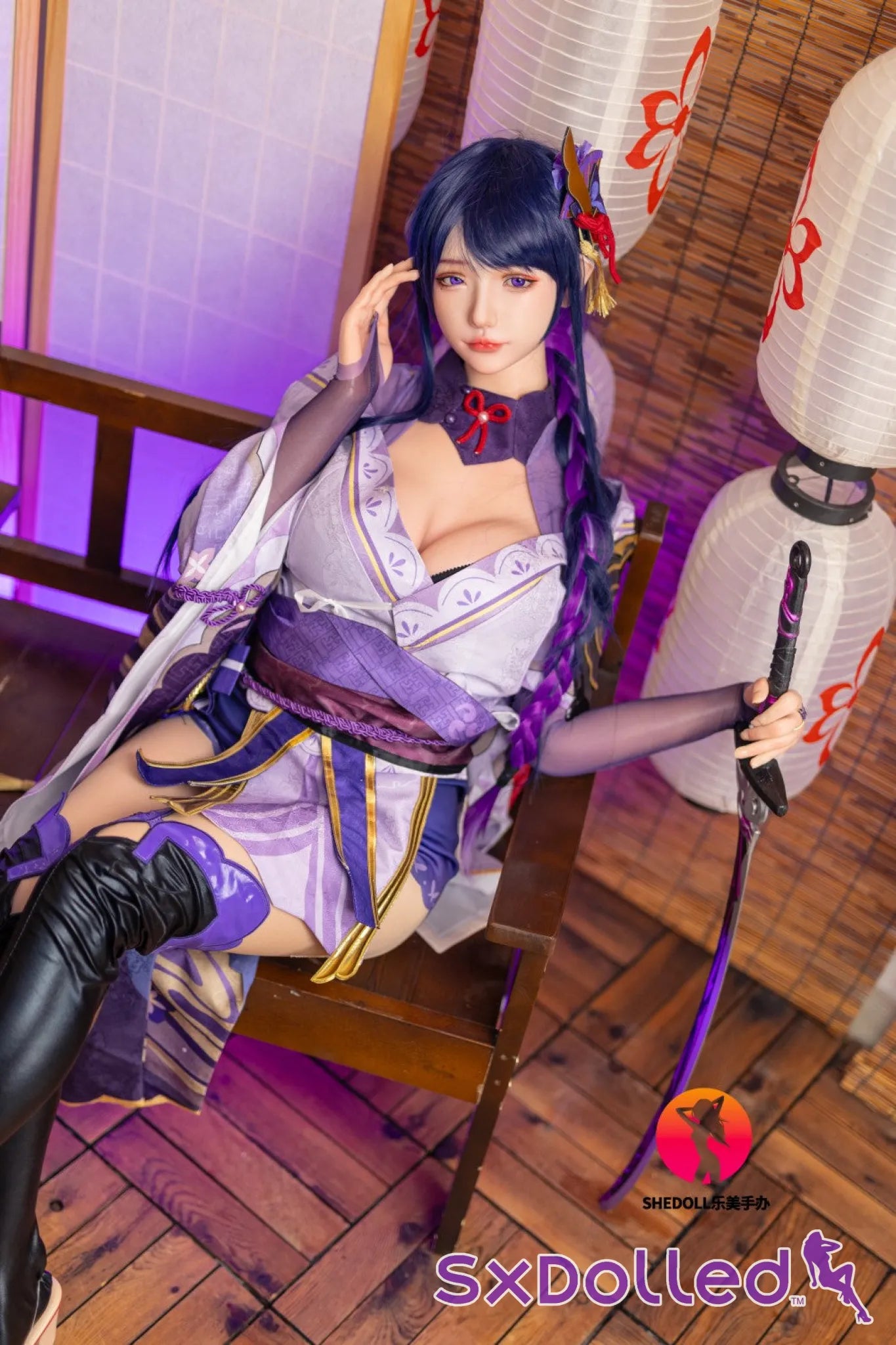 Sorelia (E-Cup) (165cm) | Sex Doll E-Cup / 165cm / Purple Sex Doll