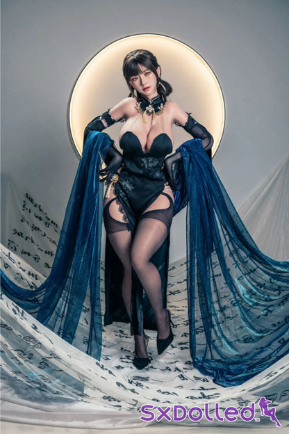 Shizuka (K-Cup) (155cm) | Sex Doll K-Cup / 155cm / Black Sex Doll