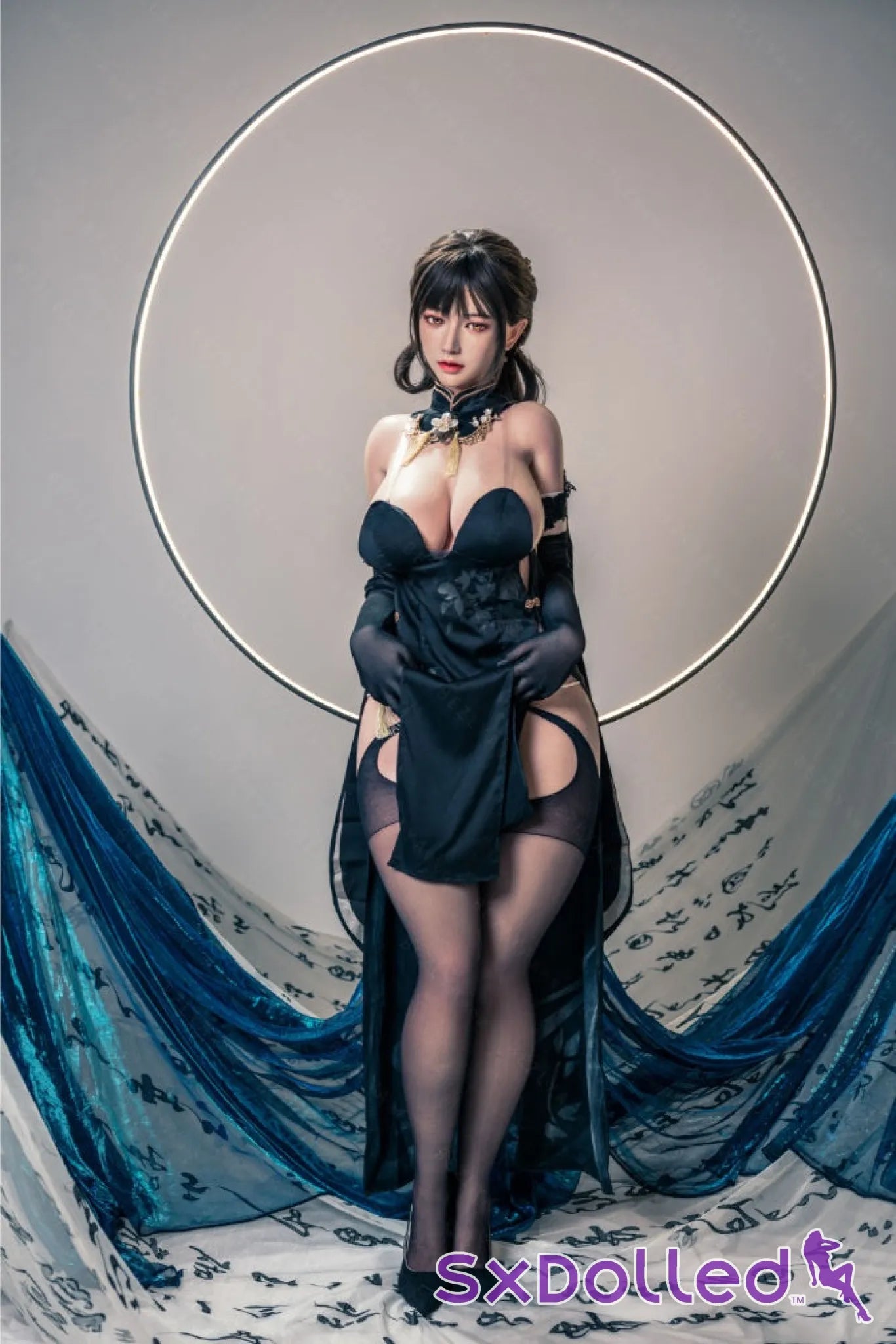 Shizuka (K-Cup) (155cm) | Sex Doll K-Cup / 155cm / Black Sex Doll