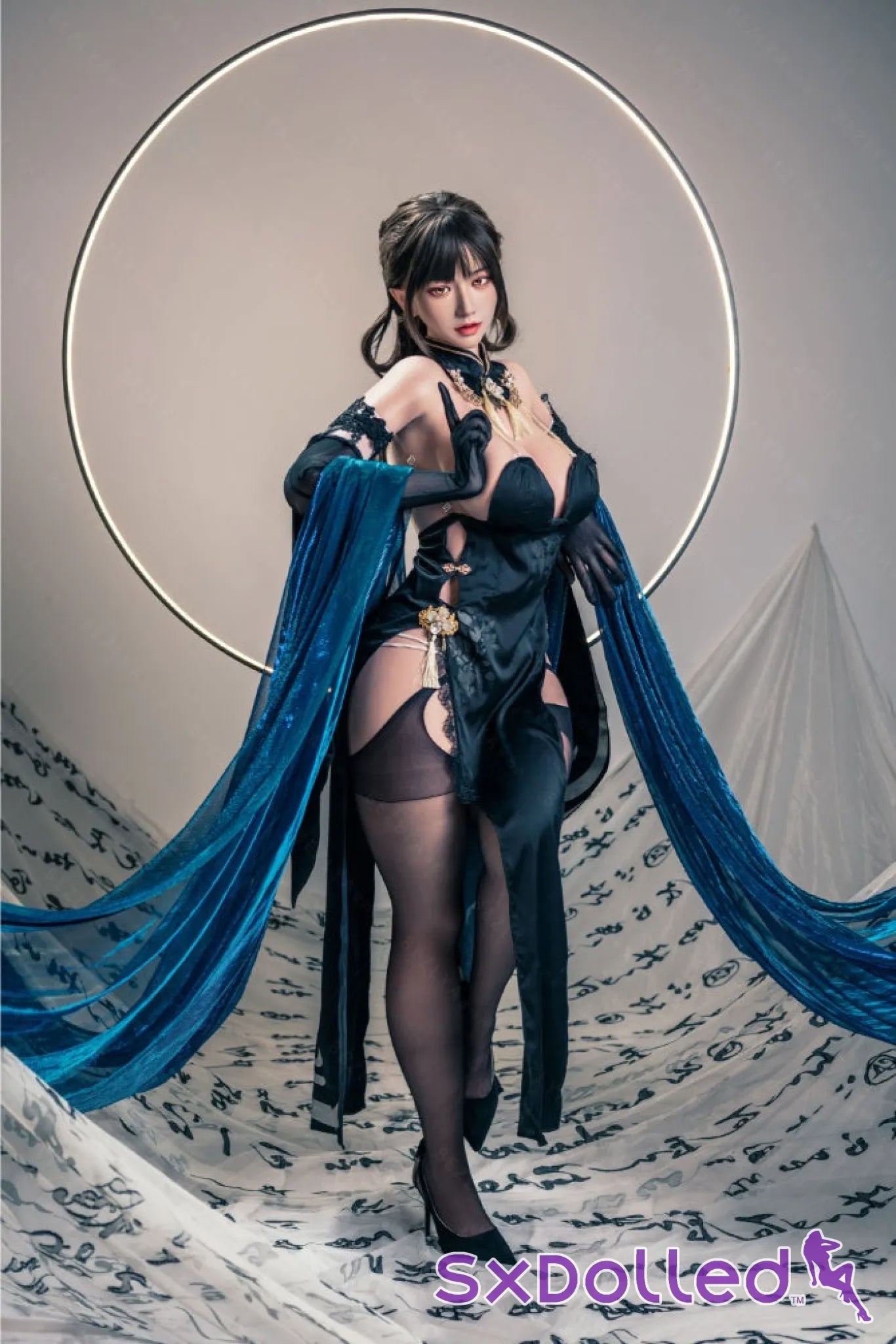 Shizuka (K-Cup) (155cm) | Sex Doll K-Cup / 155cm / Black Sex Doll