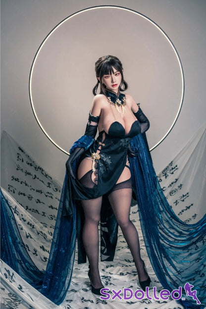 Shizuka (K-Cup) (155cm) | Sex Doll K-Cup / 155cm / Black Sex Doll