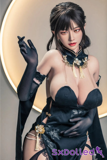 Shizuka (K-Cup) (155cm) | Sex Doll K-Cup / 155cm / Black Sex Doll