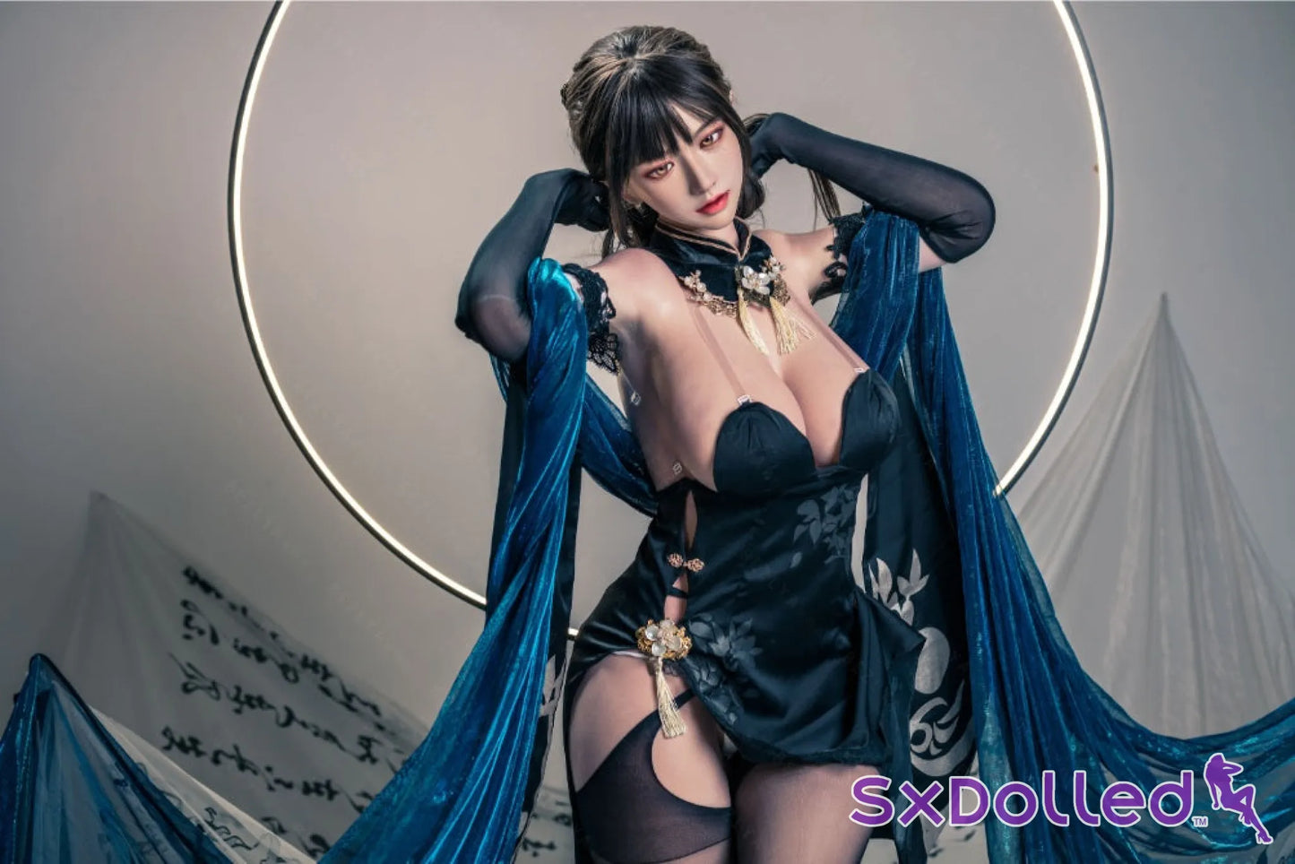Shizuka (K-Cup) (155cm) | Sex Doll K-Cup / 155cm / Black Sex Doll