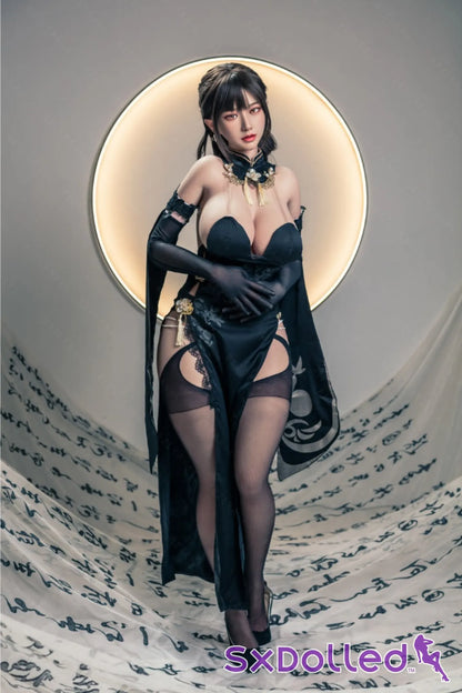 Shizuka (K-Cup) (155cm) | Sex Doll K-Cup / 155cm / Black Sex Doll