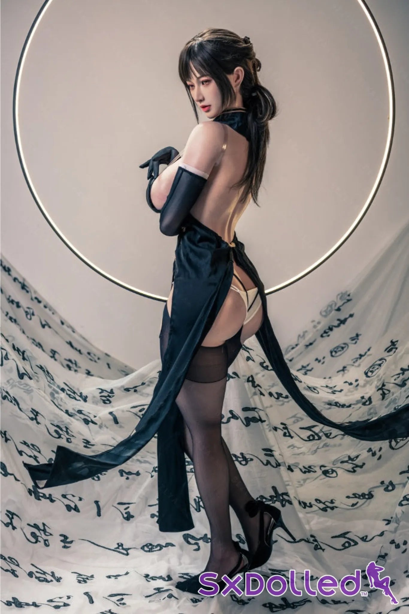 Shizuka (K-Cup) (155cm) | Sex Doll K-Cup / 155cm / Black Sex Doll