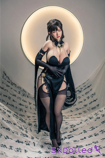 Shizuka (K-Cup) (155cm) | Sex Doll K-Cup / 155cm / Black Sex Doll
