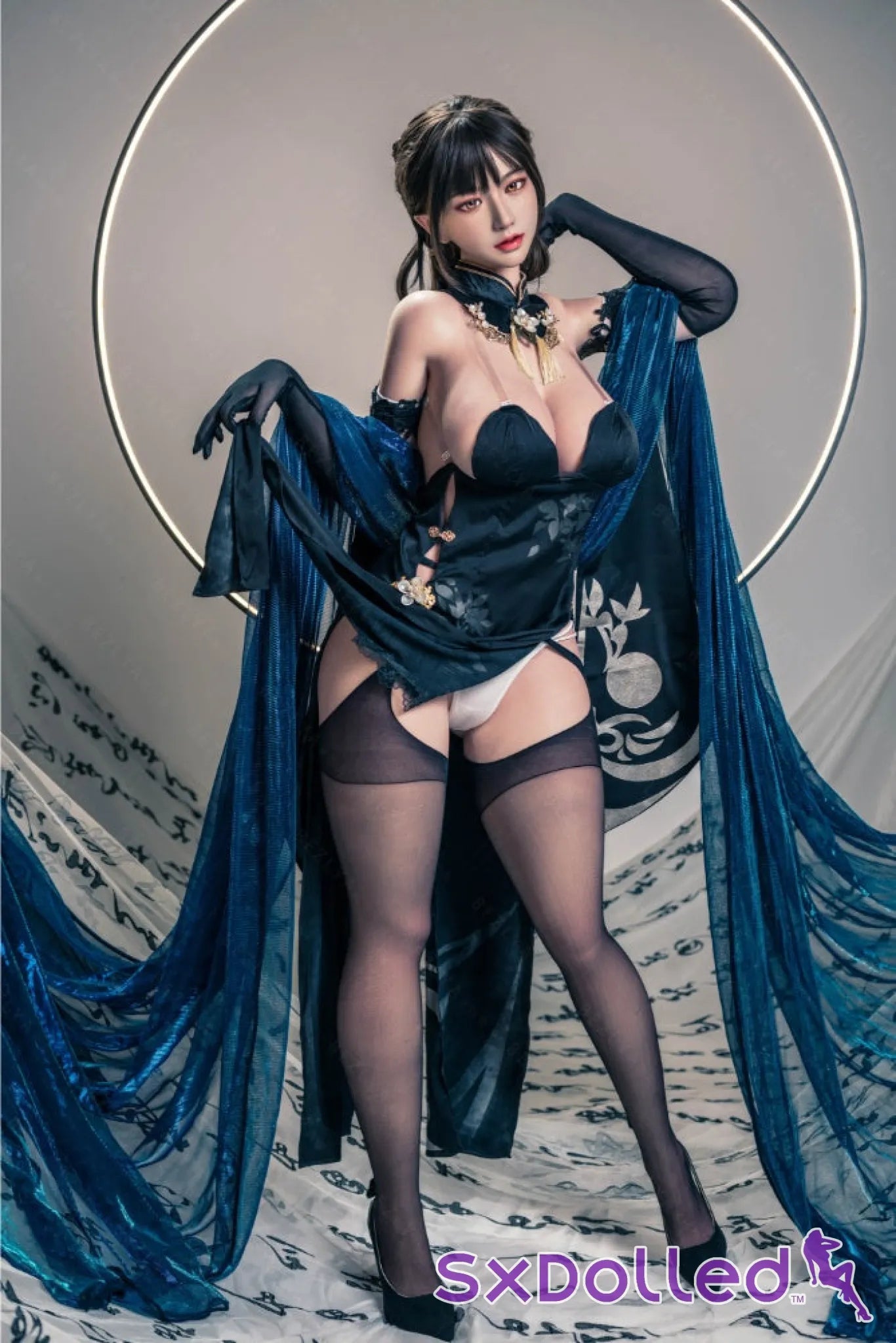 Shizuka (K-Cup) (155cm) | Sex Doll K-Cup / 155cm / Black Sex Doll