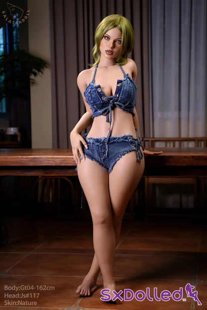 Sienna G (G-Cup) (162cm) | Green Haired Lingerie Sex Doll | Galatea Doll - G-Cup / 162cm / Green - Sex Doll