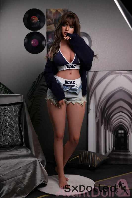 Sophia (F-Cup) (165cm) | Tanned American Sex Doll | Avant Doll F-Cup / 165cm / Brunette Sex Doll