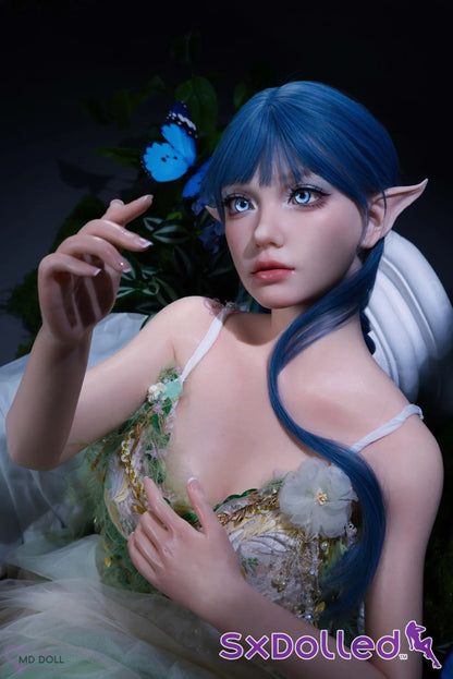 Sophiah A (G-Cup) (150cm) | Aqua Nature Elf Sex Doll | MD Doll G-Cup / 150cm / Blue Sex Doll