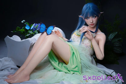 Sophiah A (G-Cup) (150cm) | Aqua Nature Elf Sex Doll | MD Doll G-Cup / 150cm / Blue Sex Doll