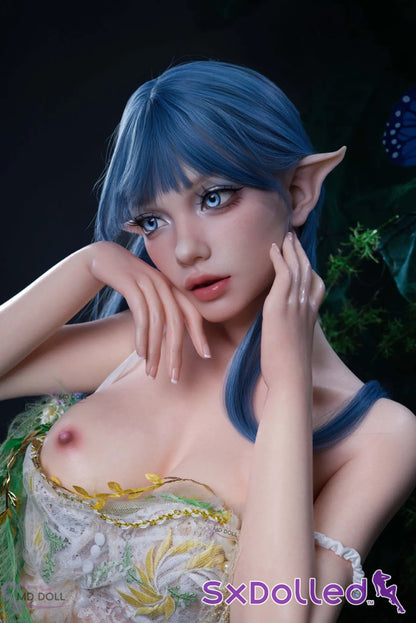 Sophiah A (G-Cup) (150cm) | Aqua Nature Elf Sex Doll | MD Doll G-Cup / 150cm / Blue Sex Doll
