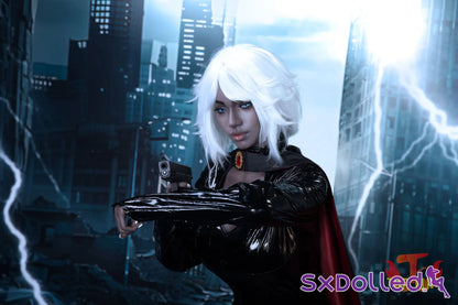 Storm A (E-Cup) (158cm) | White Haired Cosplay Sex Doll | Top Fire Doll - E-Cup / 158cm / White - Sex Doll