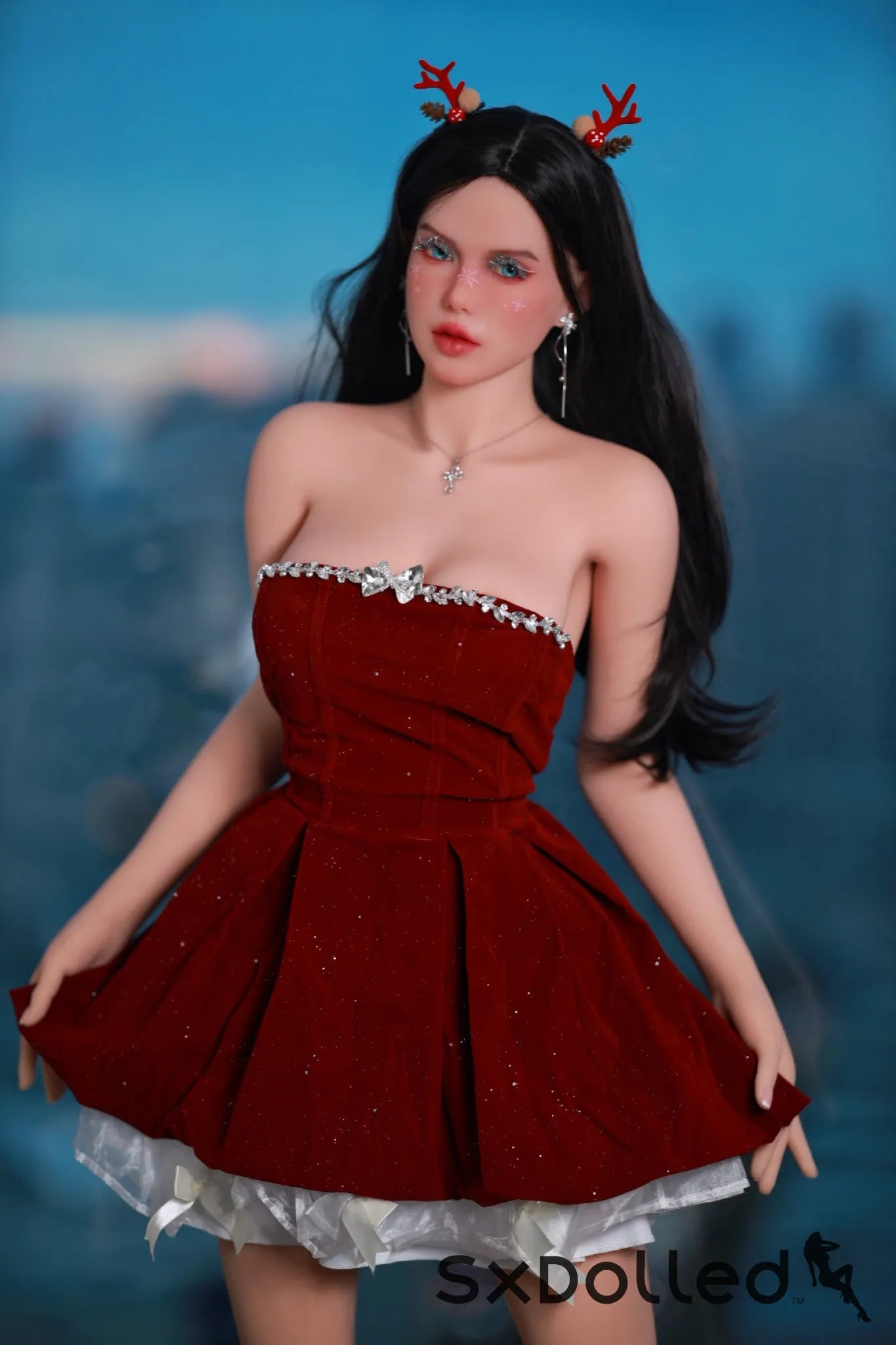 Tabitha A (C-Cup) (166cm) | Christmas Edition Sex Doll | Fire Doll C-Cup / 166cm / Black Sex Doll