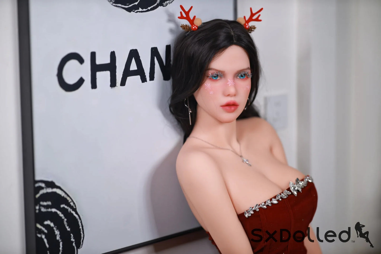 Tabitha A (C-Cup) (166cm) | Christmas Edition Sex Doll | Fire Doll C-Cup / 166cm / Black Sex Doll