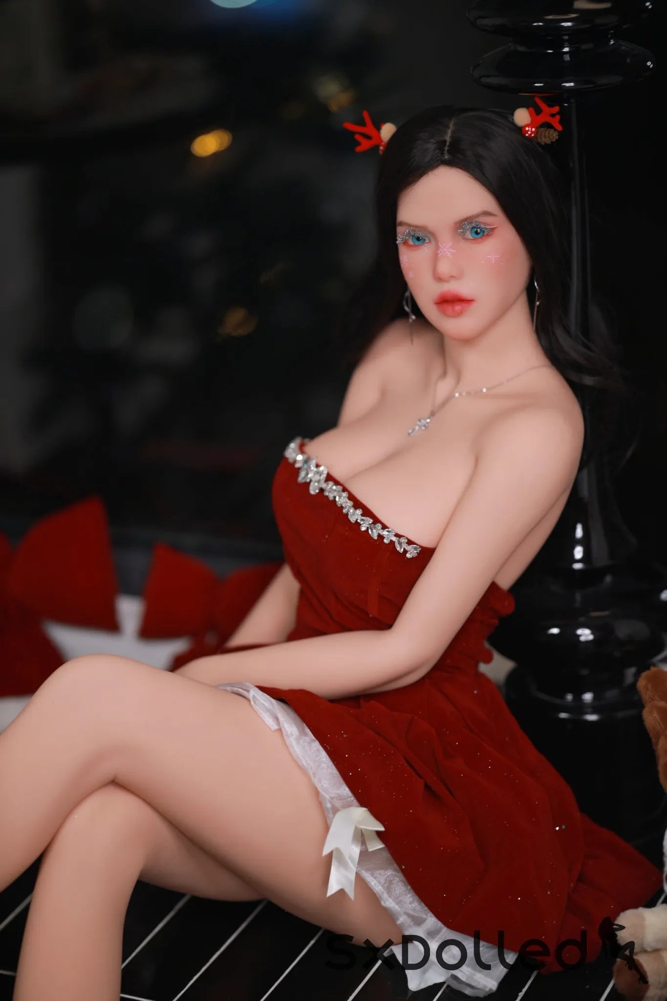 Tabitha A (C-Cup) (166cm) | Christmas Edition Sex Doll | Fire Doll C-Cup / 166cm / Black Sex Doll