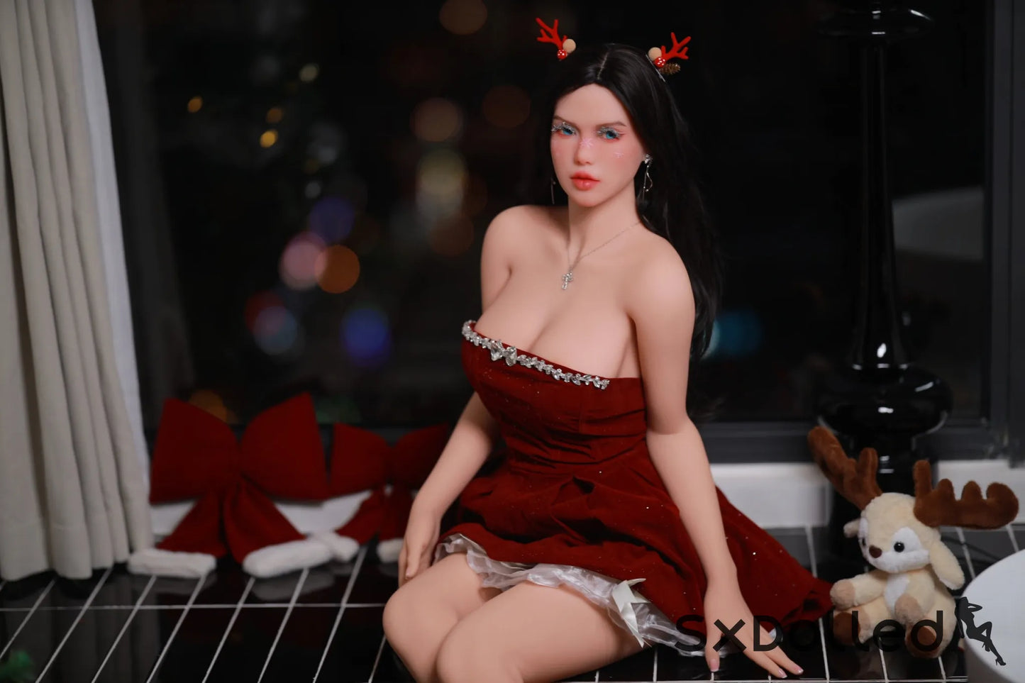 Tabitha A (C-Cup) (166cm) | Christmas Edition Sex Doll | Fire Doll C-Cup / 166cm / Black Sex Doll