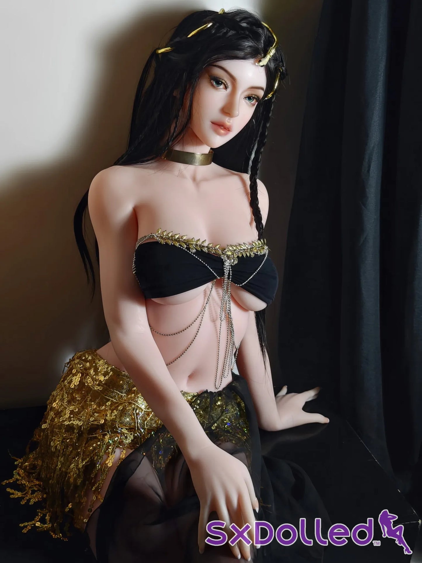 Takigawa (D-Cup) (150cm) | Sex Doll D-Cup / 150cm / Black Sex Doll