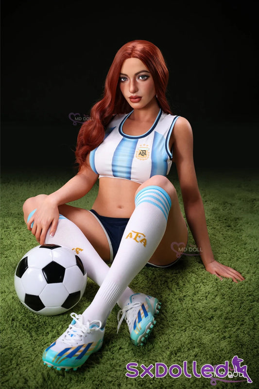 Talia D (F-Cup) (166cm) | Freckled Tanned Sex Doll | MD Doll - F-Cup / 166cm / Brunette - Sex Doll
