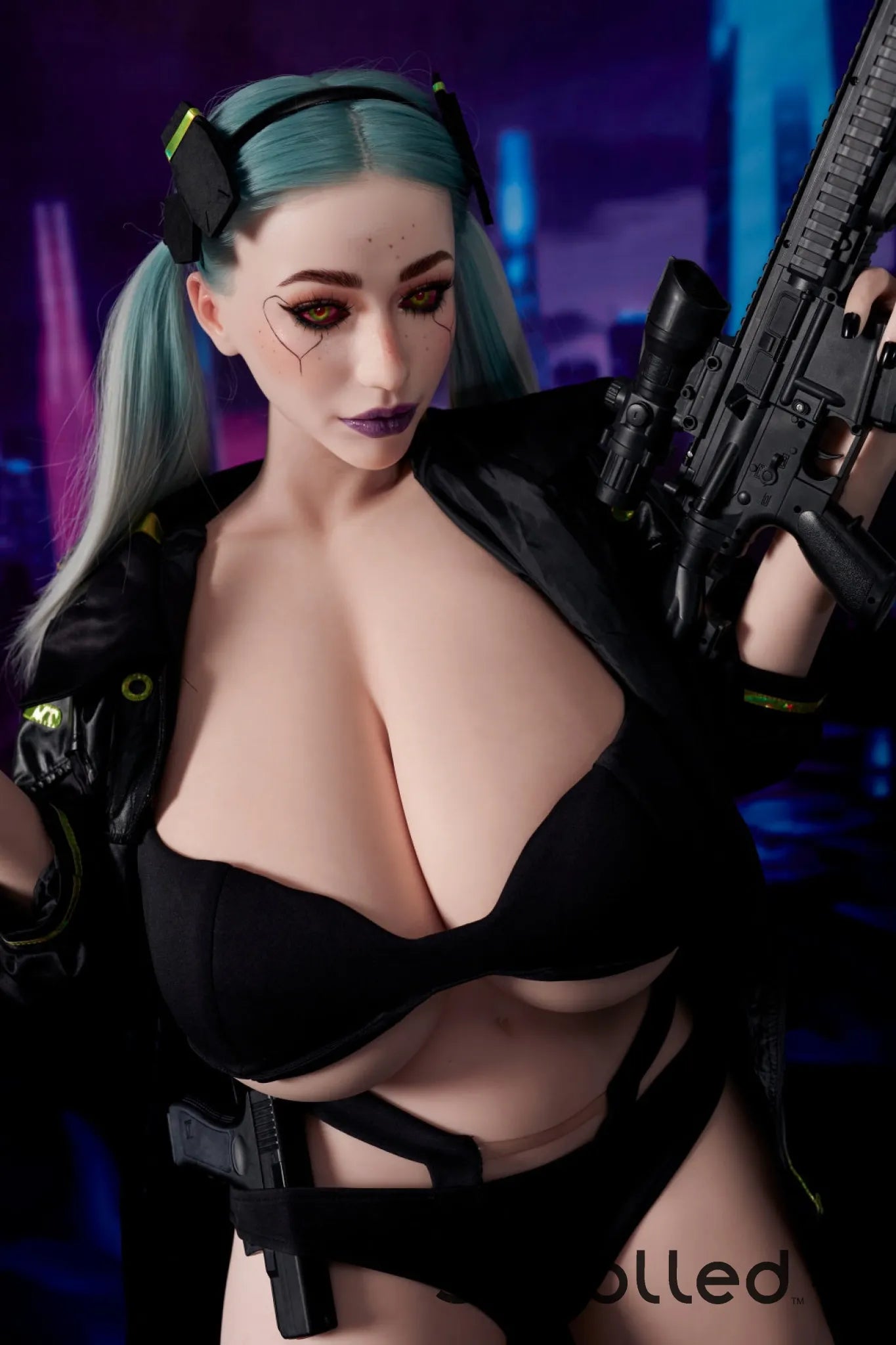 Tasha B (I-Cup) (161cm) | Halloween Edition Sex Doll | Climax Doll I-Cup / 161cm / Blue Sex Doll