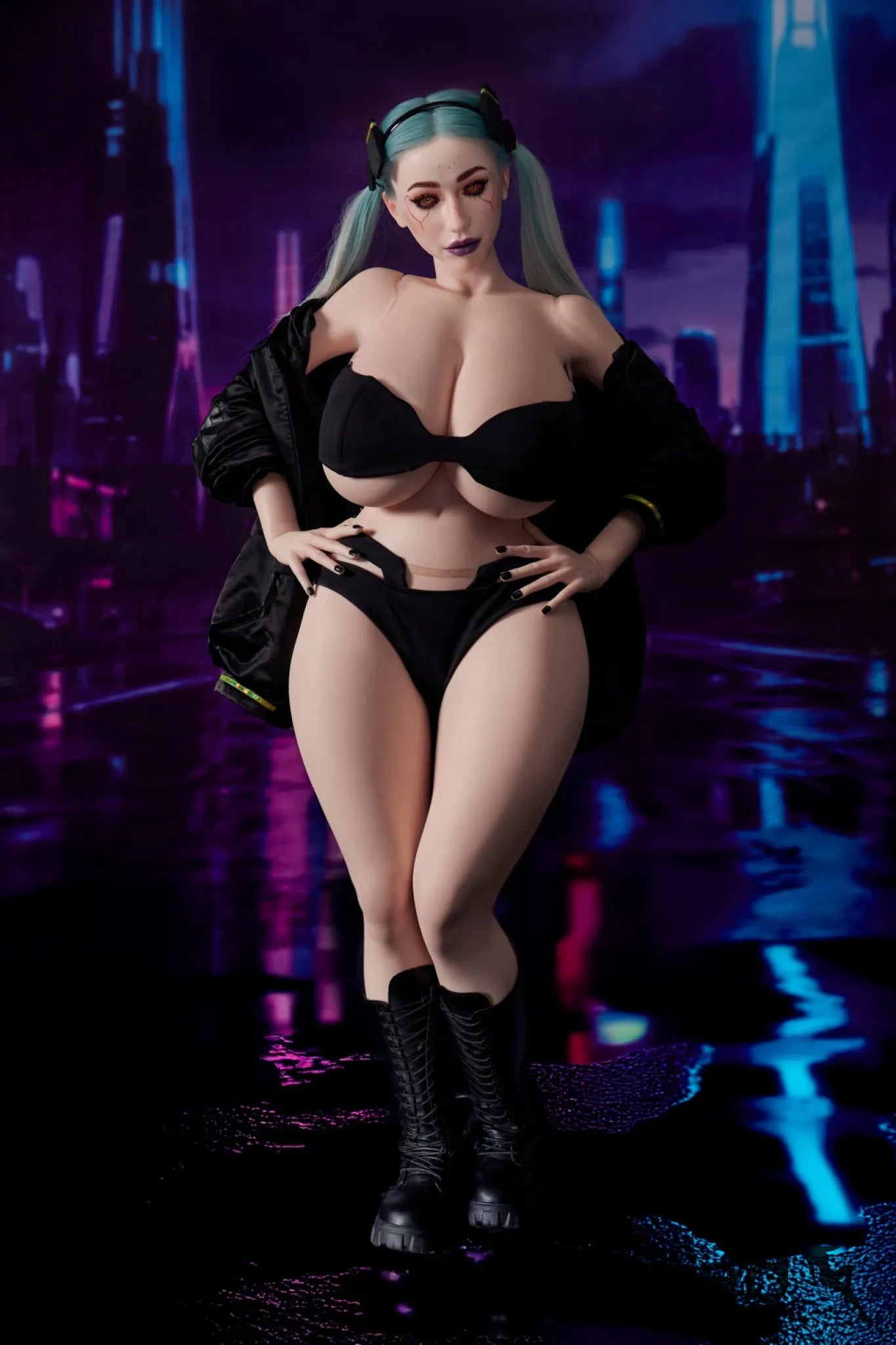 Tasha B (I-Cup) (161cm) | Halloween Edition Sex Doll | Climax Doll I-Cup / 161cm / Blue Sex Doll