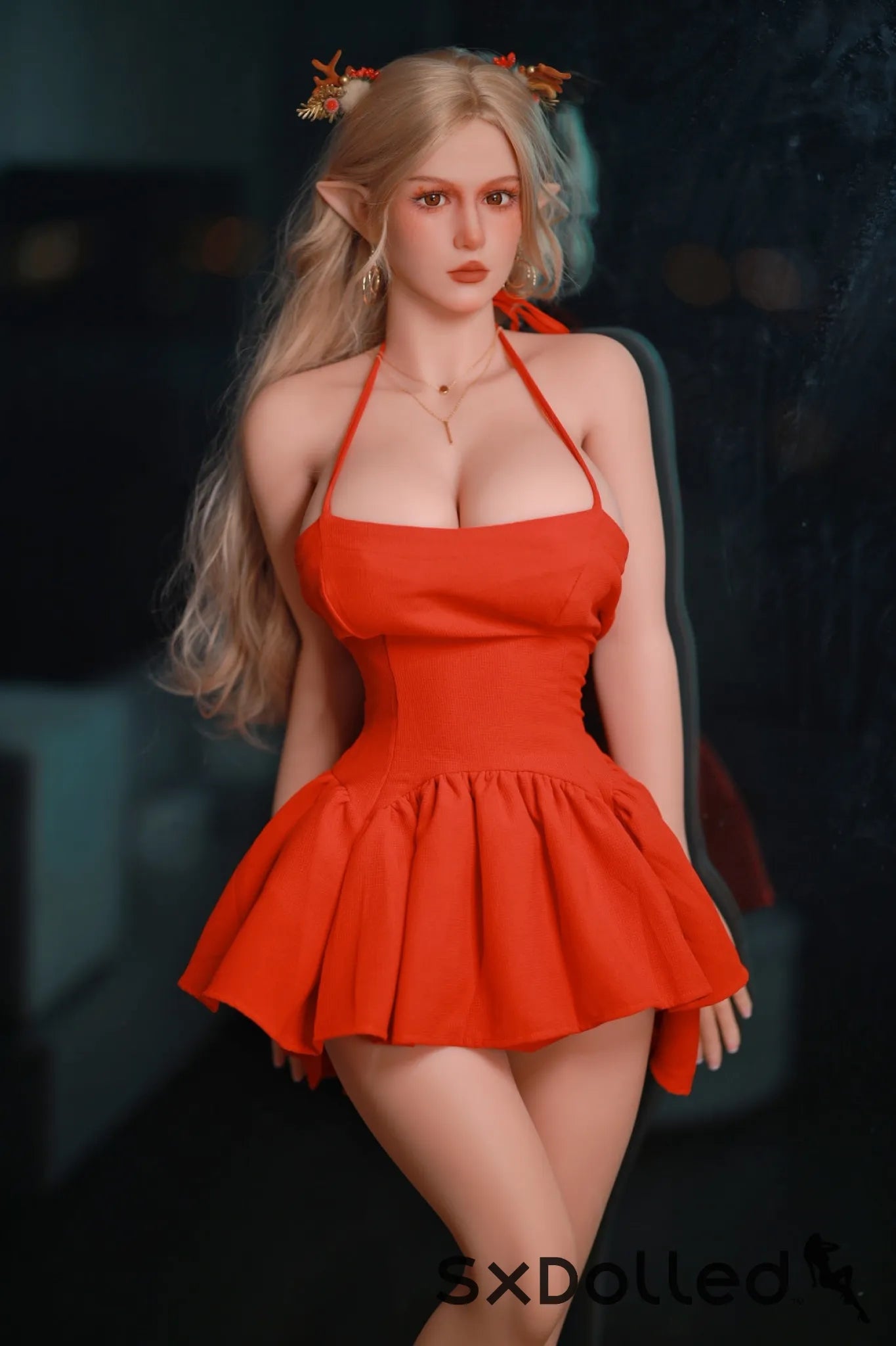 Tiana A (E-Cup) (166cm) | TPE Busty Blonde Sex Doll | Fire Doll E-Cup / 166cm / Blonde Sex Doll