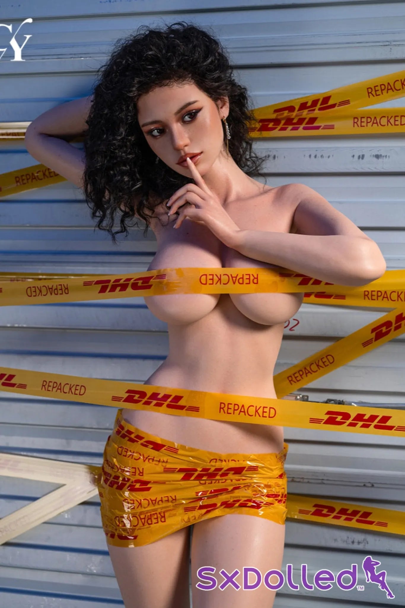 Tisane (F-Cup) (168cm) | Curly Black Hair Latina Sex Doll | Top CY Doll F-Cup / 168cm / Black Sex Doll
