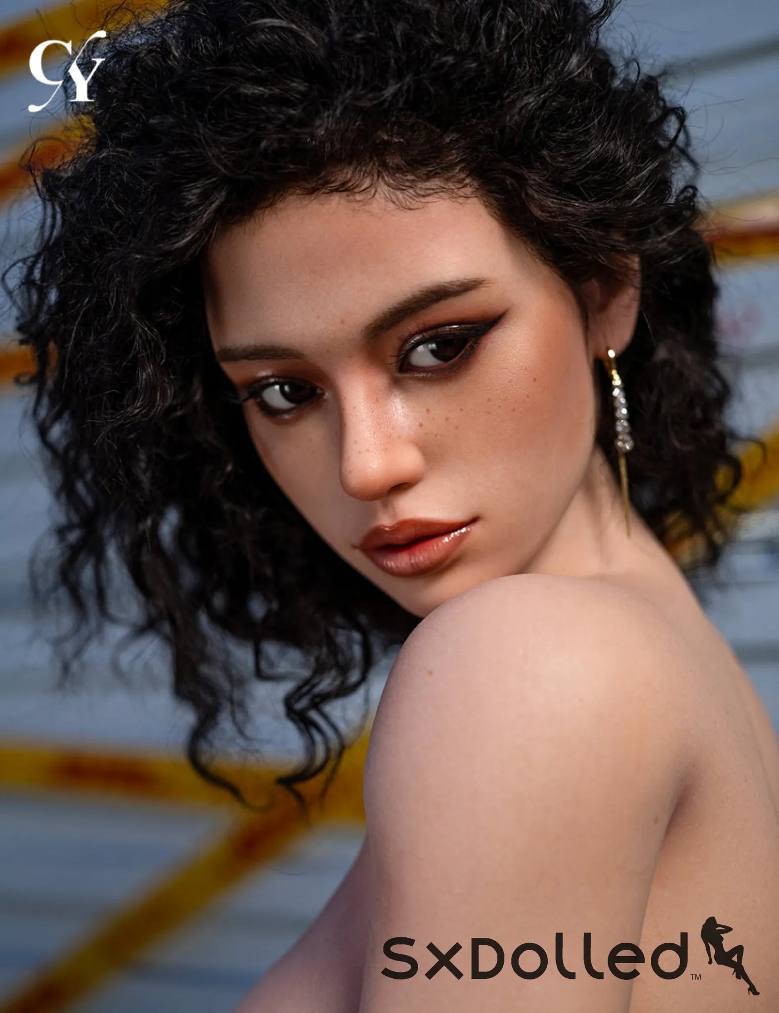 Tisane (F-Cup) (168cm) | Curly Black Hair Latina Sex Doll | Top CY Doll F-Cup / 168cm / Black Sex Doll