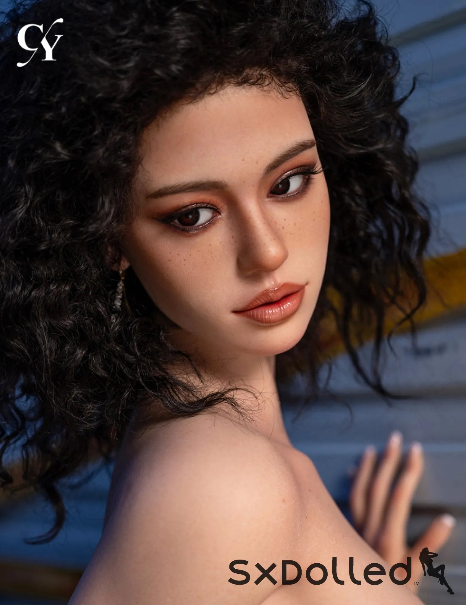 Tisane (F-Cup) (168cm) | Curly Black Hair Latina Sex Doll | Top CY Doll F-Cup / 168cm / Black Sex Doll