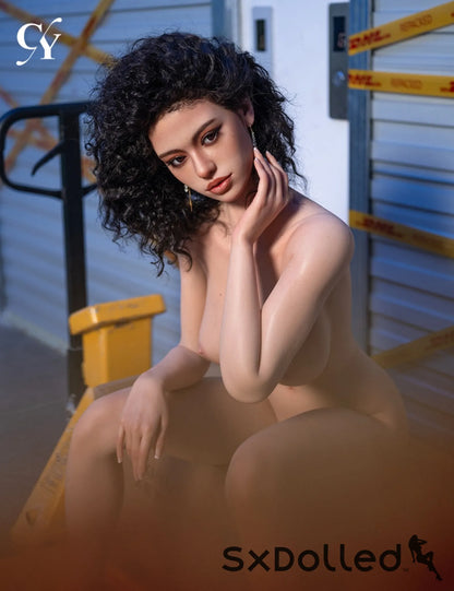 Tisane (F-Cup) (168cm) | Curly Black Hair Latina Sex Doll | Top CY Doll F-Cup / 168cm / Black Sex Doll