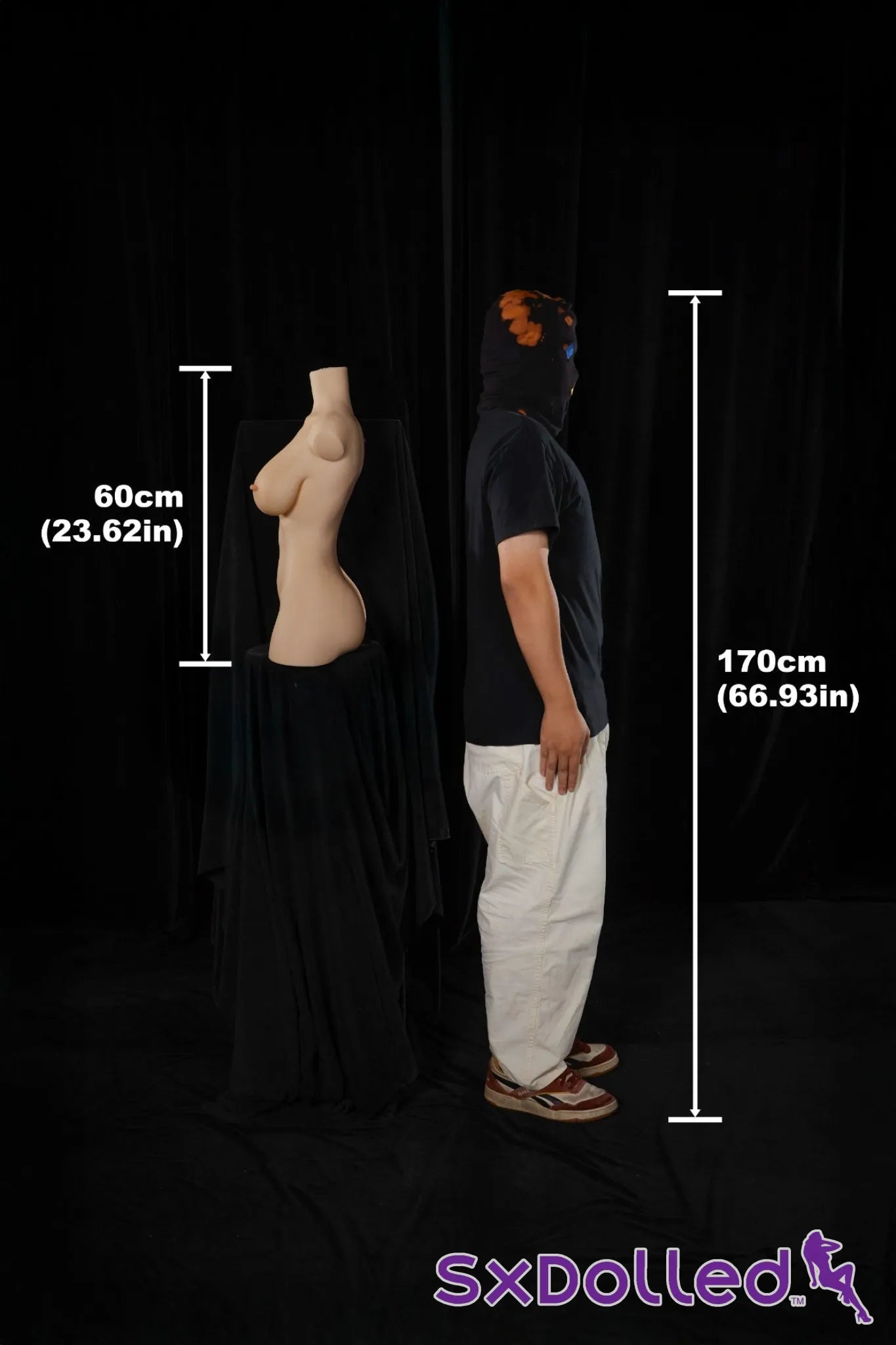 ULW #662 (E-Cup) (60cm) | Tanned Sex Doll Torso | Climax Doll E-Cup / 60cm Sex Torso