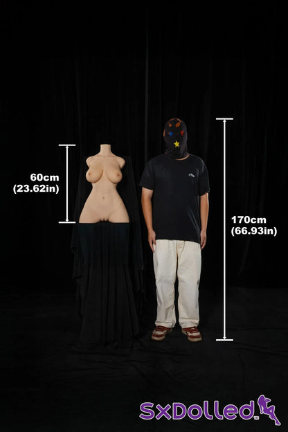 ULW #662 (E-Cup) (60cm) | Tanned Sex Doll Torso | Climax Doll E-Cup / 60cm Sex Torso