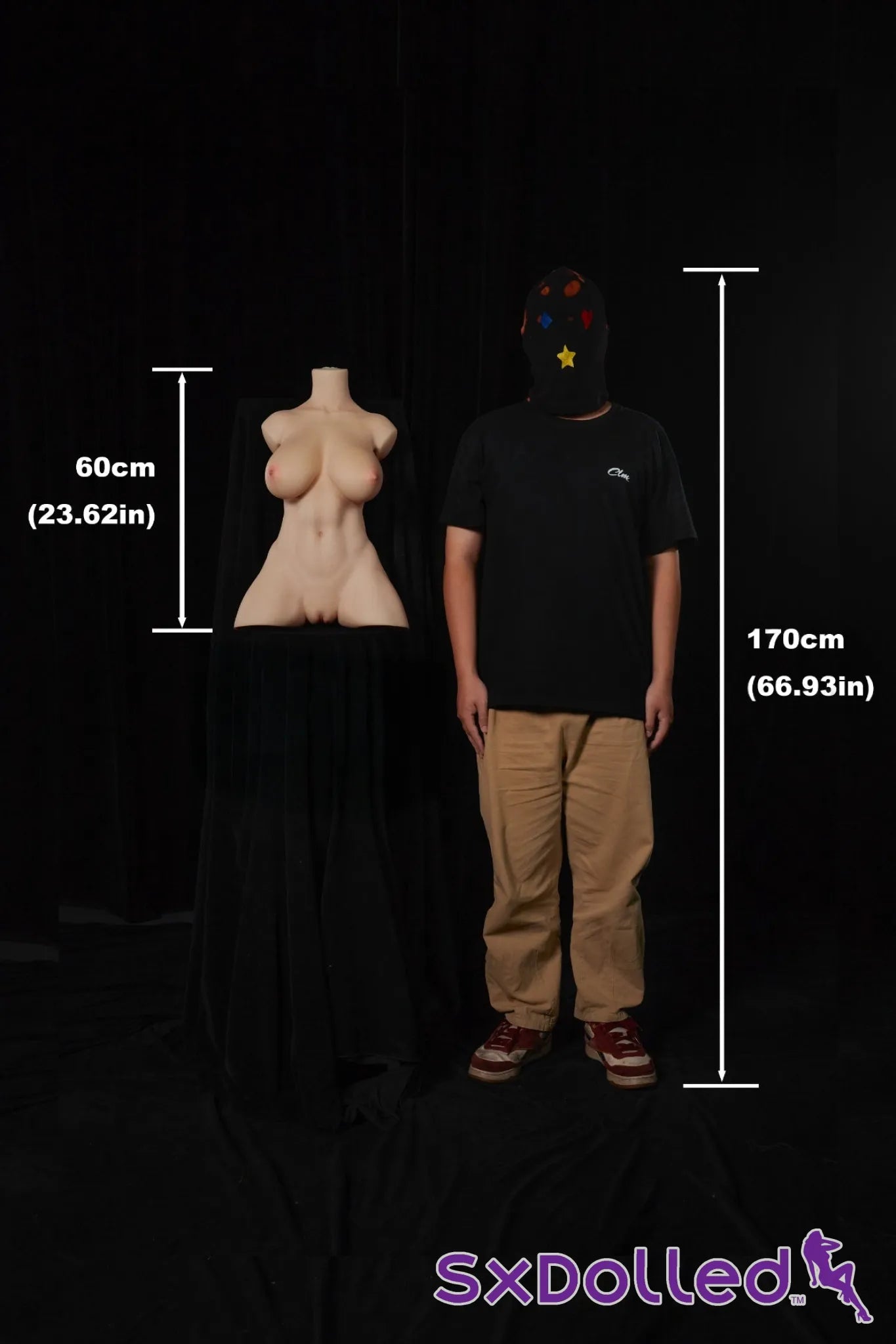 ULW #663 (F-Cup) (60cm) | Busty Sex Doll Torso | Climax Doll F-Cup / 60cm Sex Torso