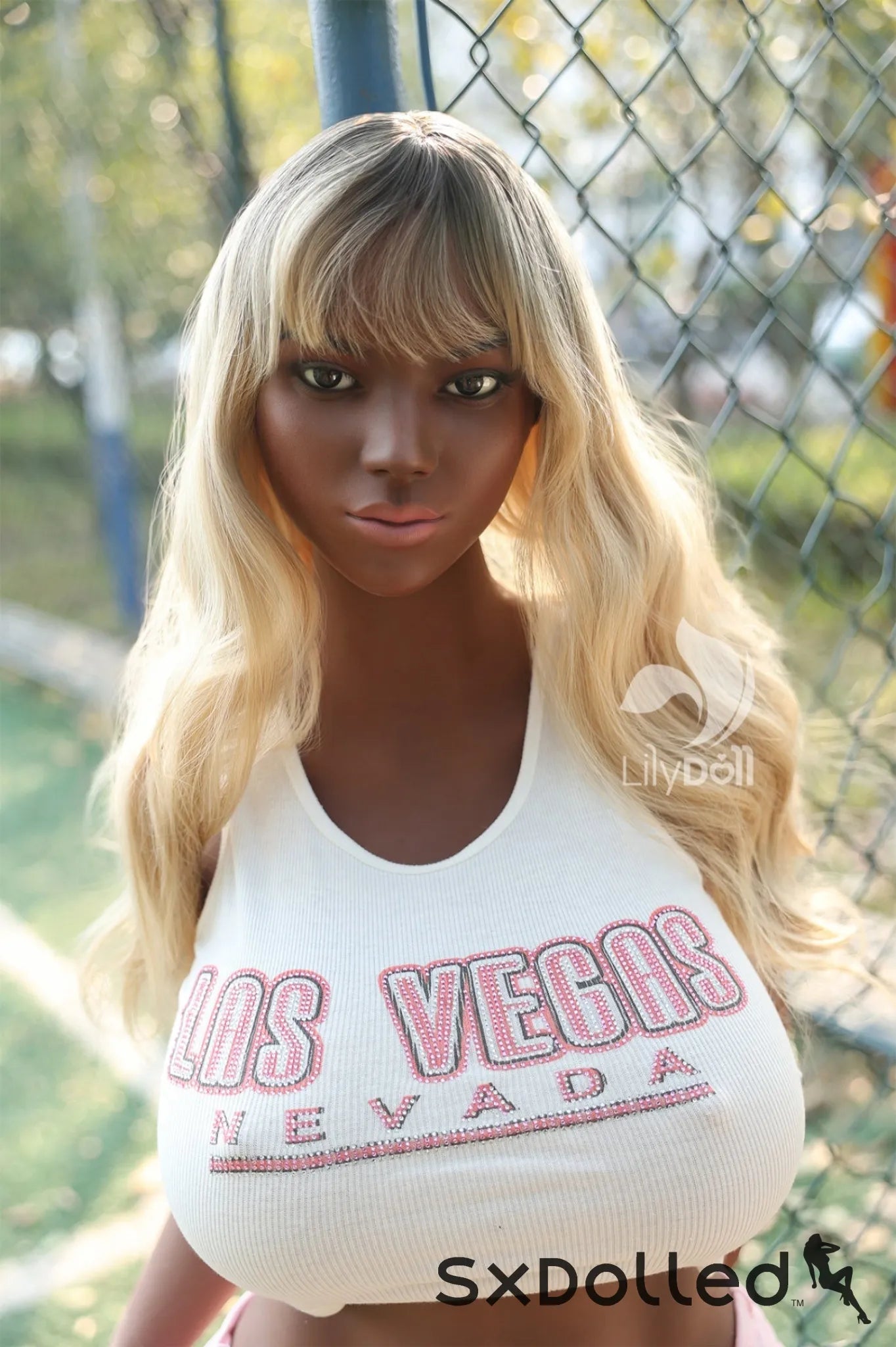 Vera A (K-Cup) (157cm) | Blonde Thick Ebony Sex Doll | Lily Doll K-Cup / 157cm / Ombre Sex Doll