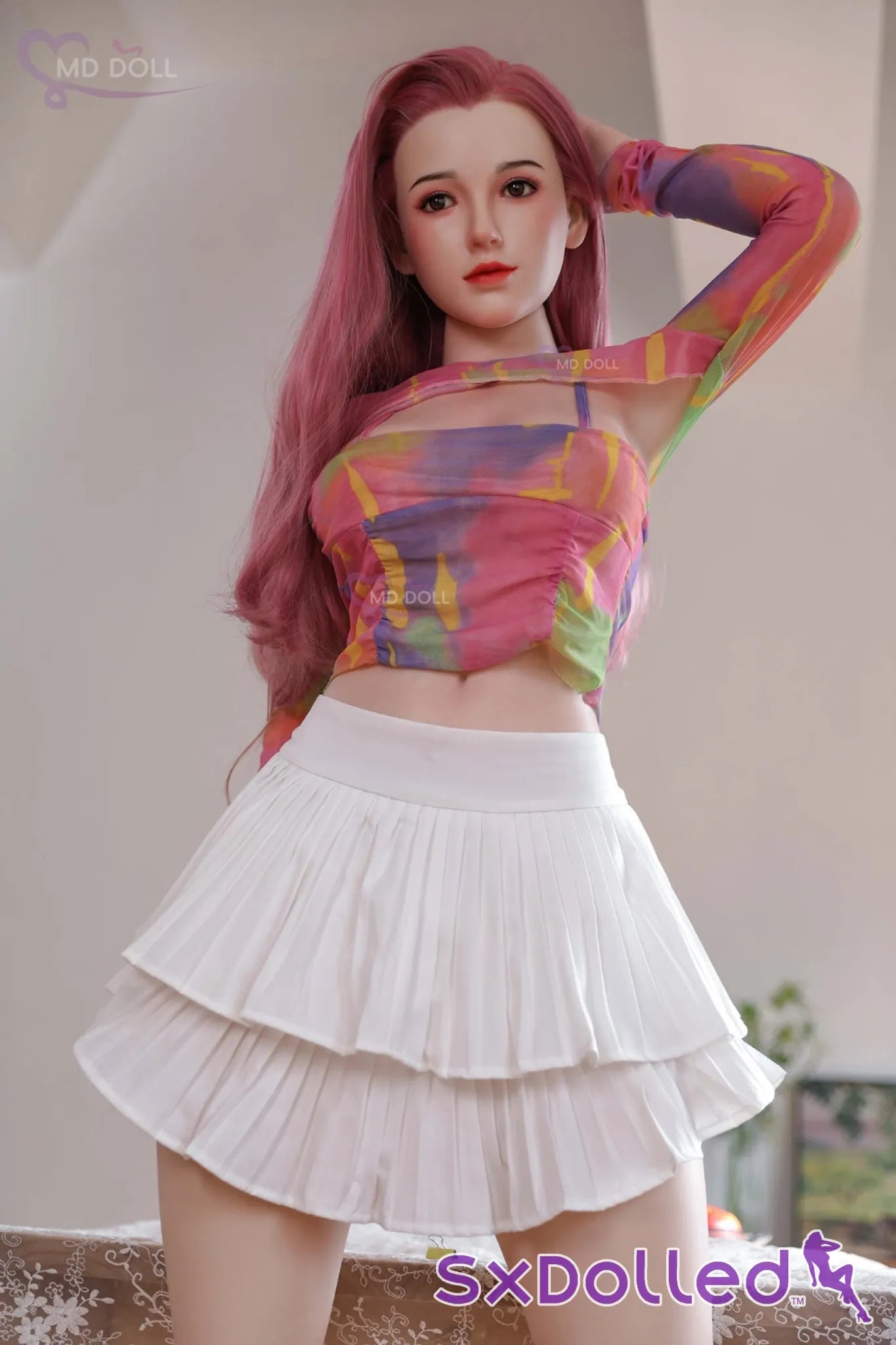 Viona (C-Cup) (166cm) | Caucasian Pink Hair Sex Doll | MD Doll C-Cup / 166cm / Pink Sex Doll