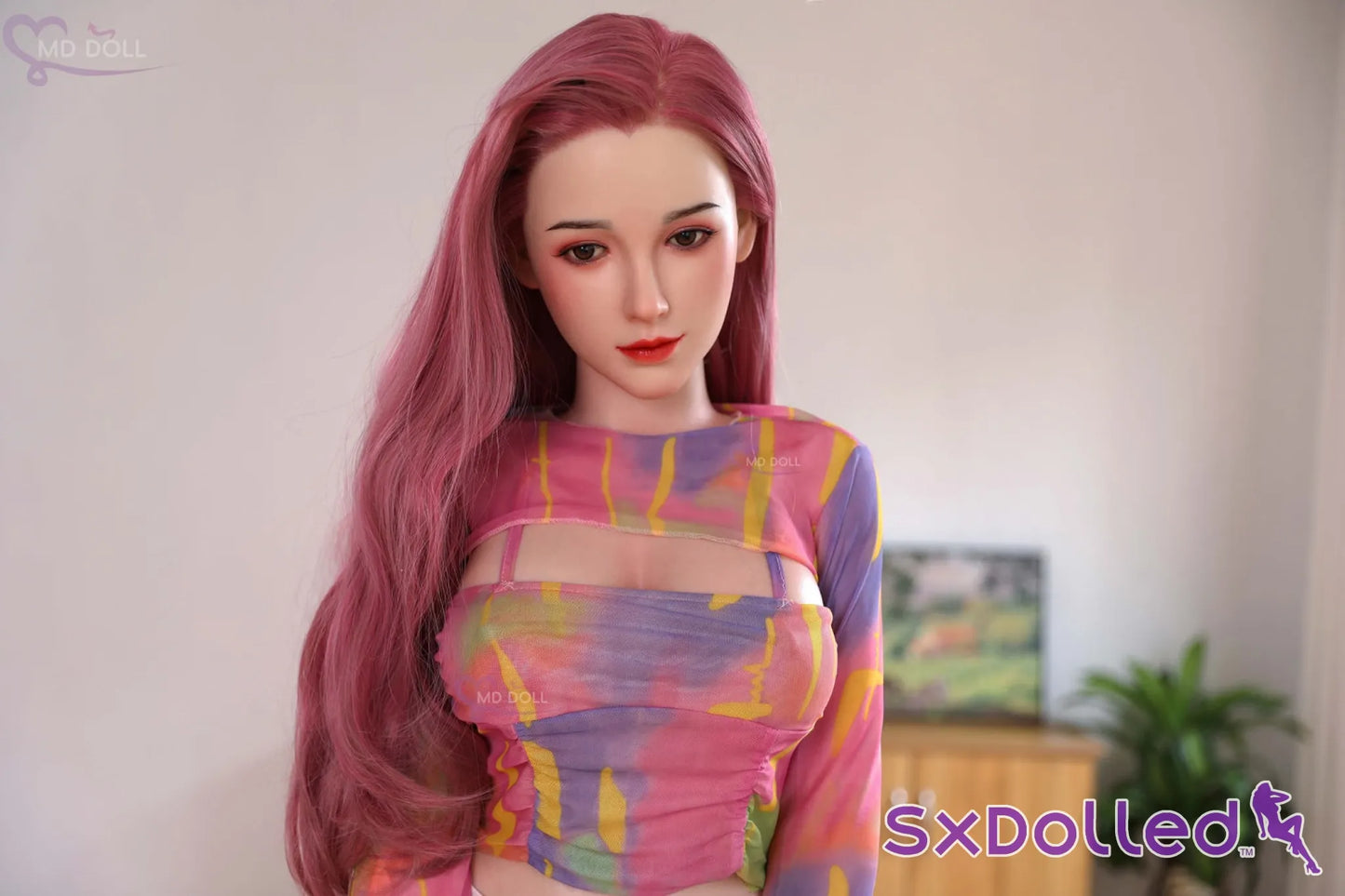 Viona (C-Cup) (166cm) | Caucasian Pink Hair Sex Doll | MD Doll C-Cup / 166cm / Pink Sex Doll