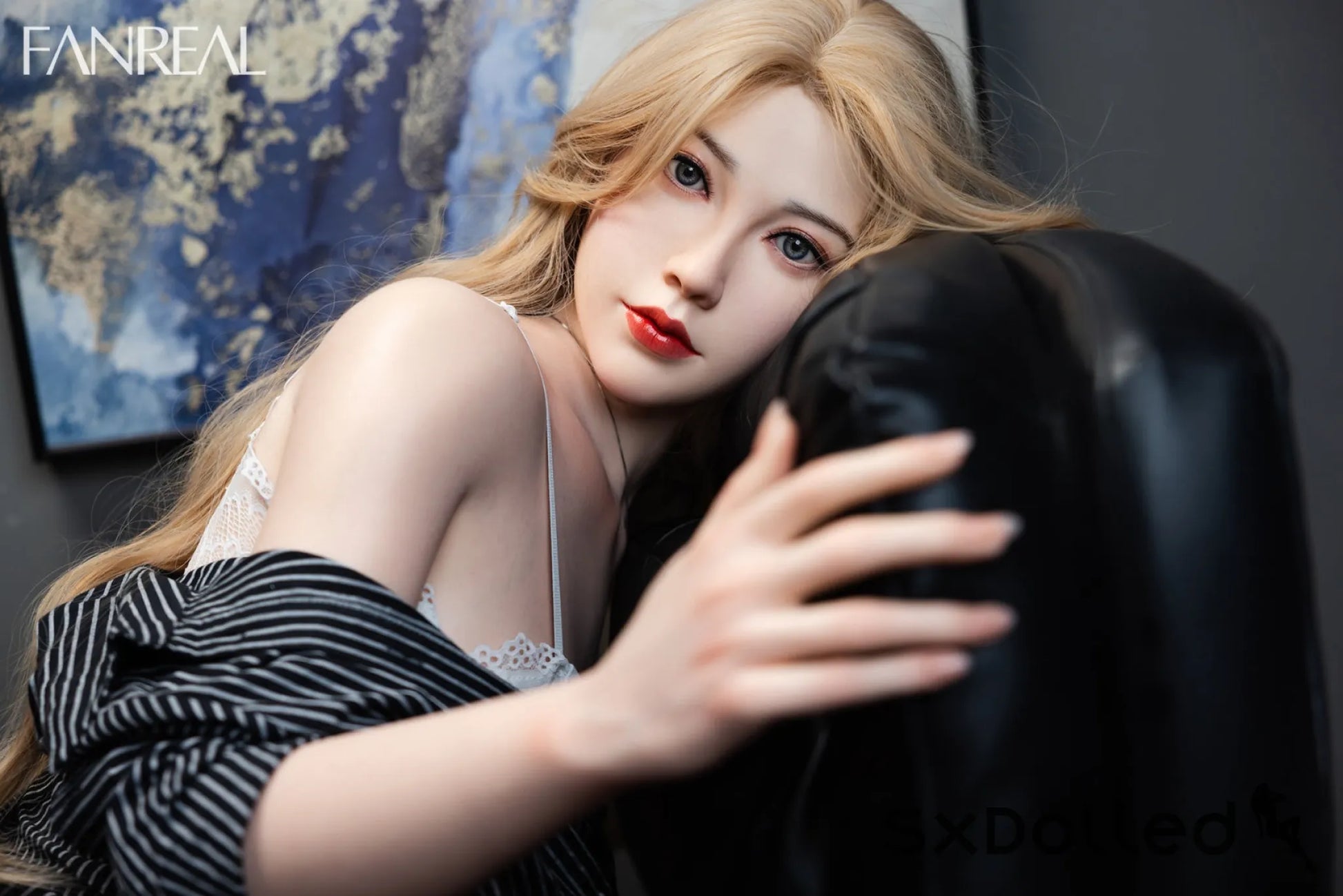 Weiwei (D-Cup) (170cm) | Realistic Blonde Asian Sex Doll | Fanreal D-Cup / 170cm / Blonde Sex Doll