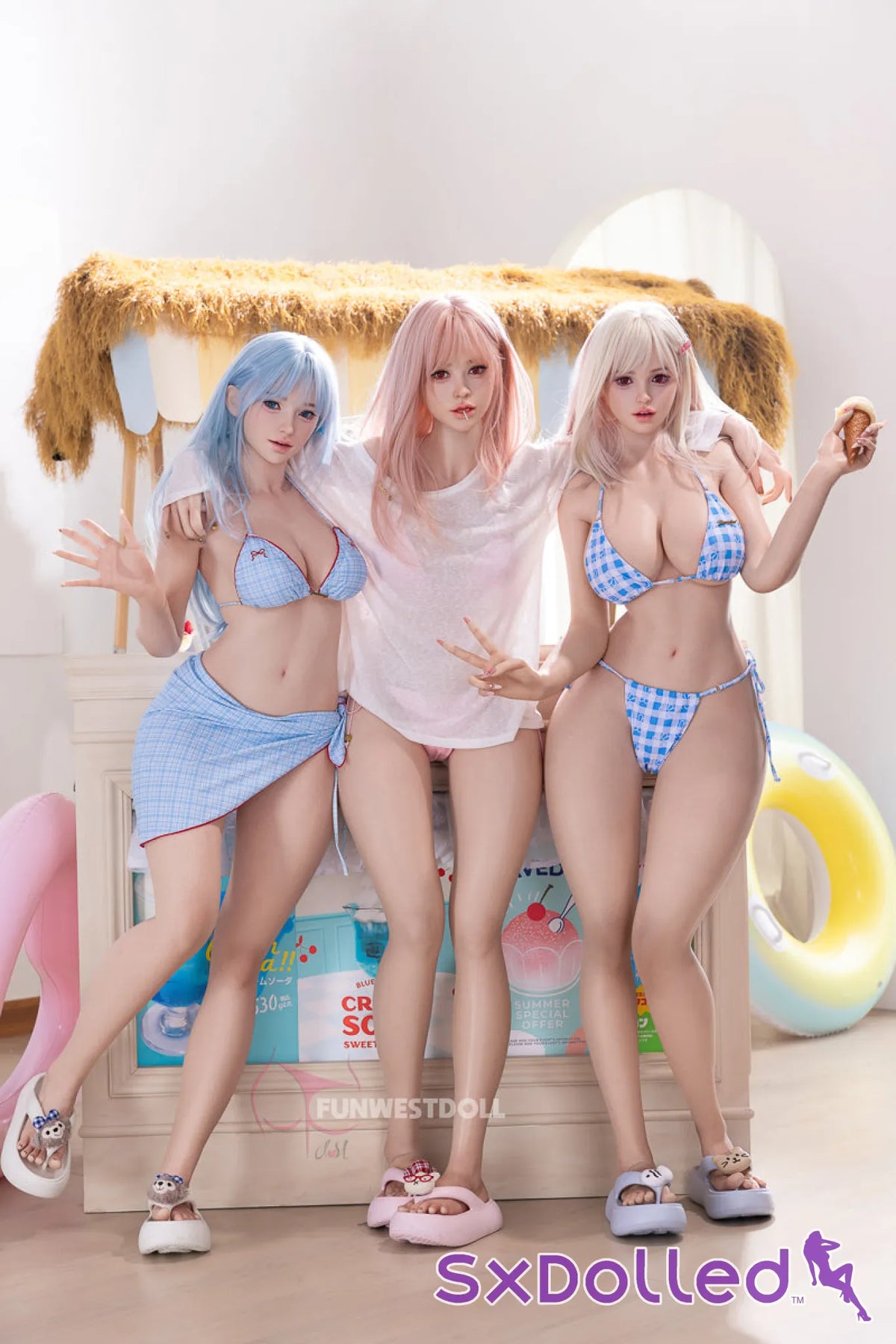 White Lily A (G-Cup) (157cm) | Playful Blonde Beauty Sex Doll | Funwest Doll - G-Cup / 157cm / Blonde - Sex Doll