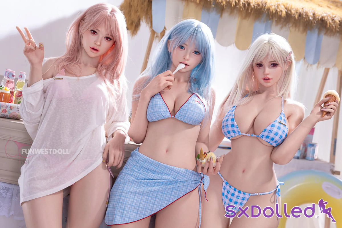 White Lily A (G-Cup) (157cm) | Playful Blonde Beauty Sex Doll | Funwest Doll - G-Cup / 157cm / Blonde - Sex Doll