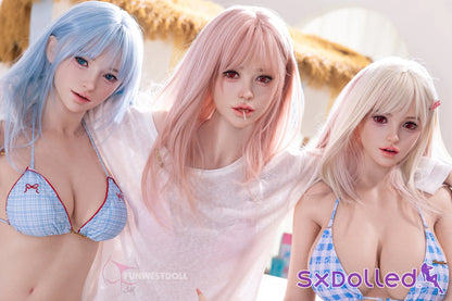 White Lucy A (F-Cup) (159cm) | Playful Pink-Haired Beauty Sex Doll | Funwest Doll - F-Cup / 159cm / Pink - Sex Doll