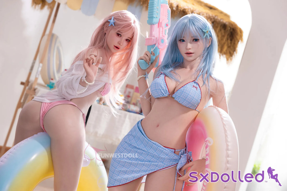 White Lucy A (F-Cup) (159cm) | Playful Pink-Haired Beauty Sex Doll | Funwest Doll - F-Cup / 159cm / Pink - Sex Doll