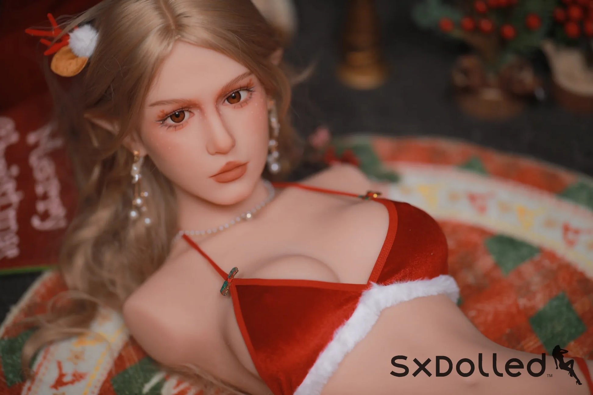 Yasmin A (E-Cup) (93cm) | Blonde Pear Sex Doll Torso | Fire Doll E-Cup / 93cm / Blonde Sex Torso