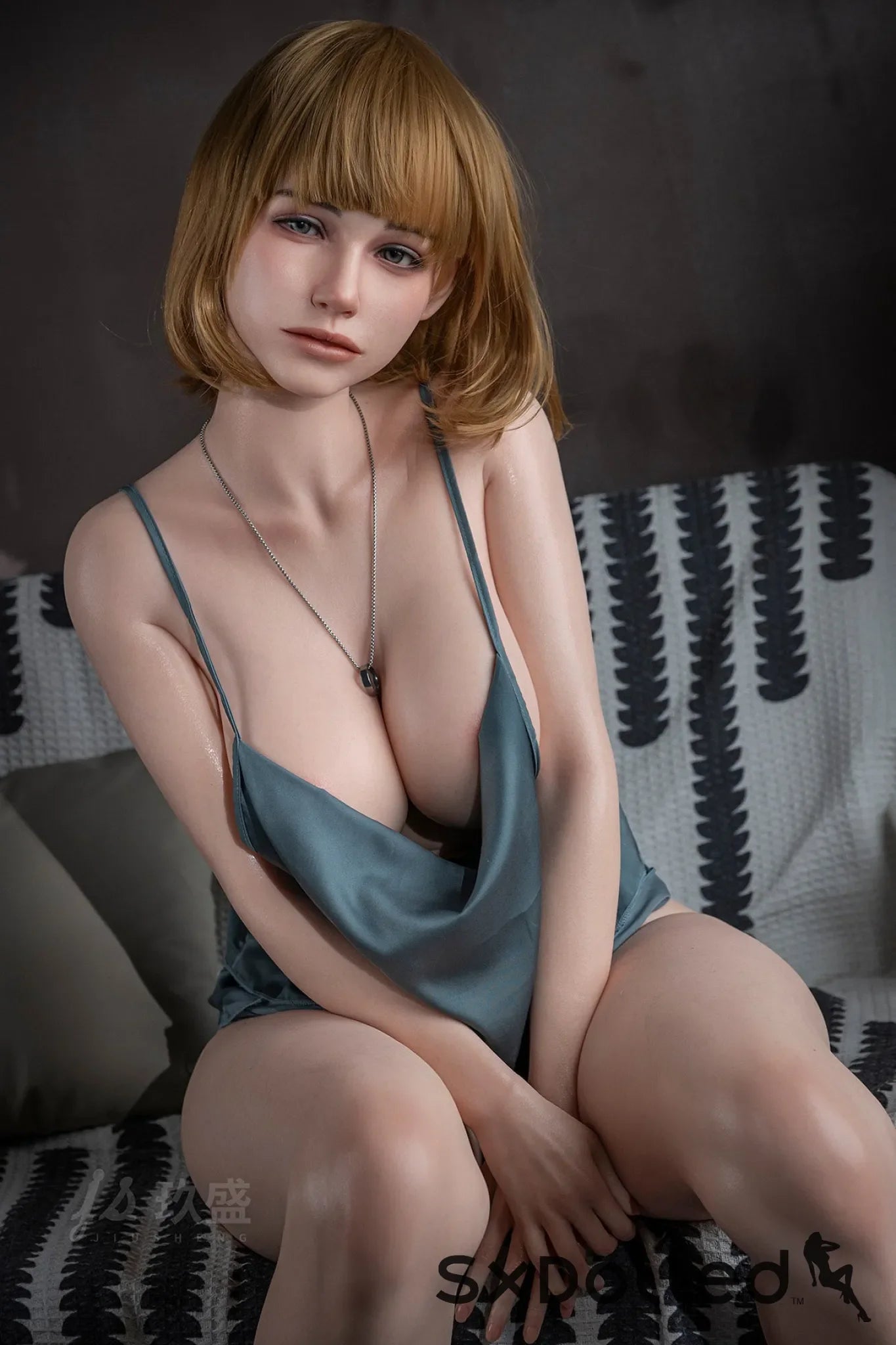 Yoyo (E-Cup) (152cm) | Caucasian Blonde Sex Doll | Jiusheng Doll E-Cup / 152cm / Blonde Sex Doll