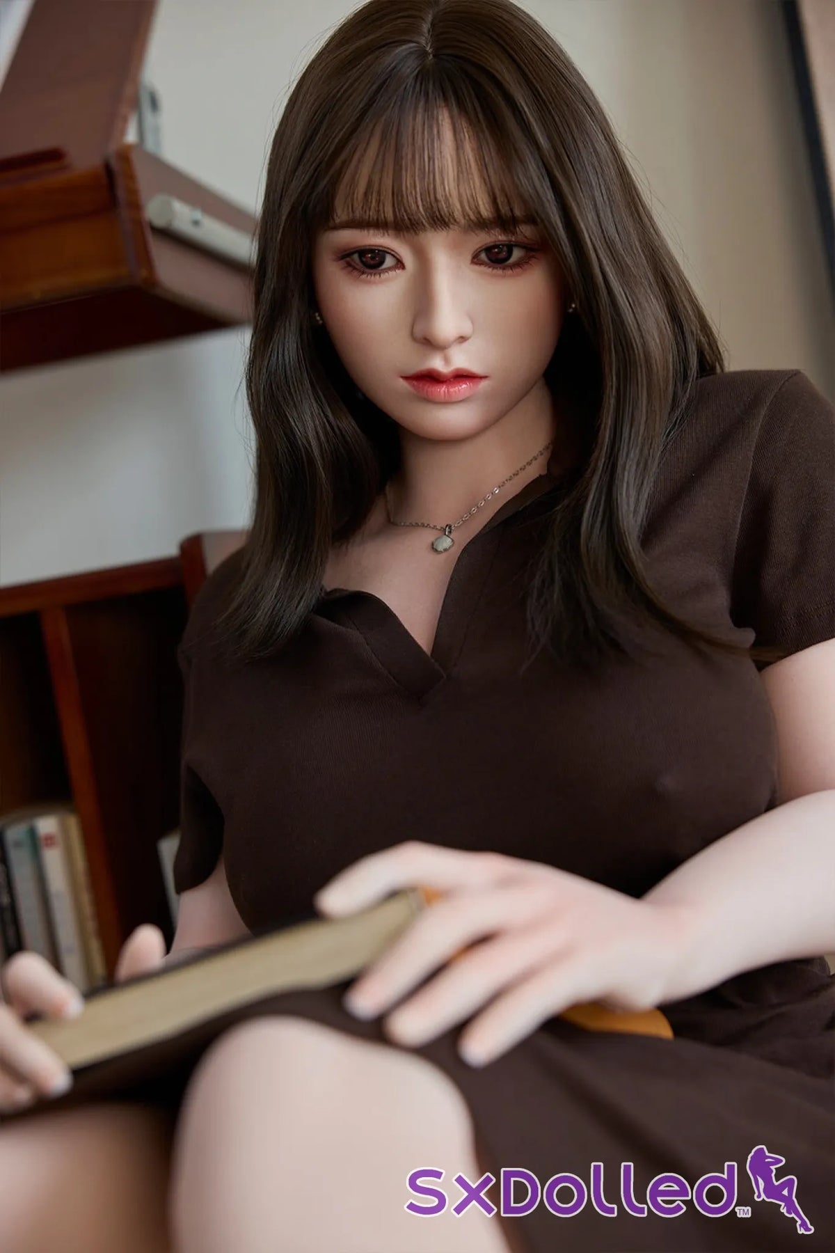 Yuan-2 (E-Cup) (154cm) | Busty Brunette Asian Sex Doll | Starpery - E-Cup / 154cm / Brunette - Sex Doll