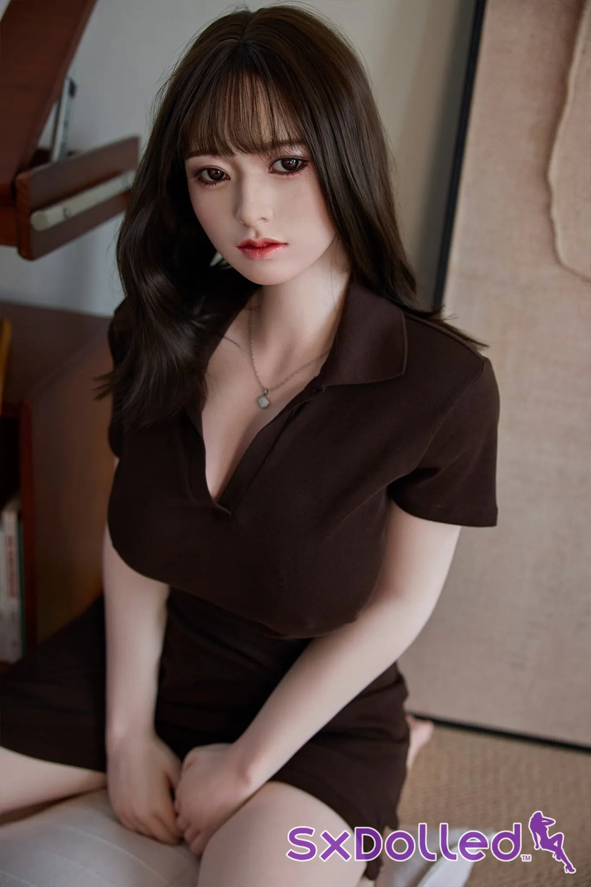 Yuan-2 (E-Cup) (154cm) | Busty Brunette Asian Sex Doll | Starpery - E-Cup / 154cm / Brunette - Sex Doll