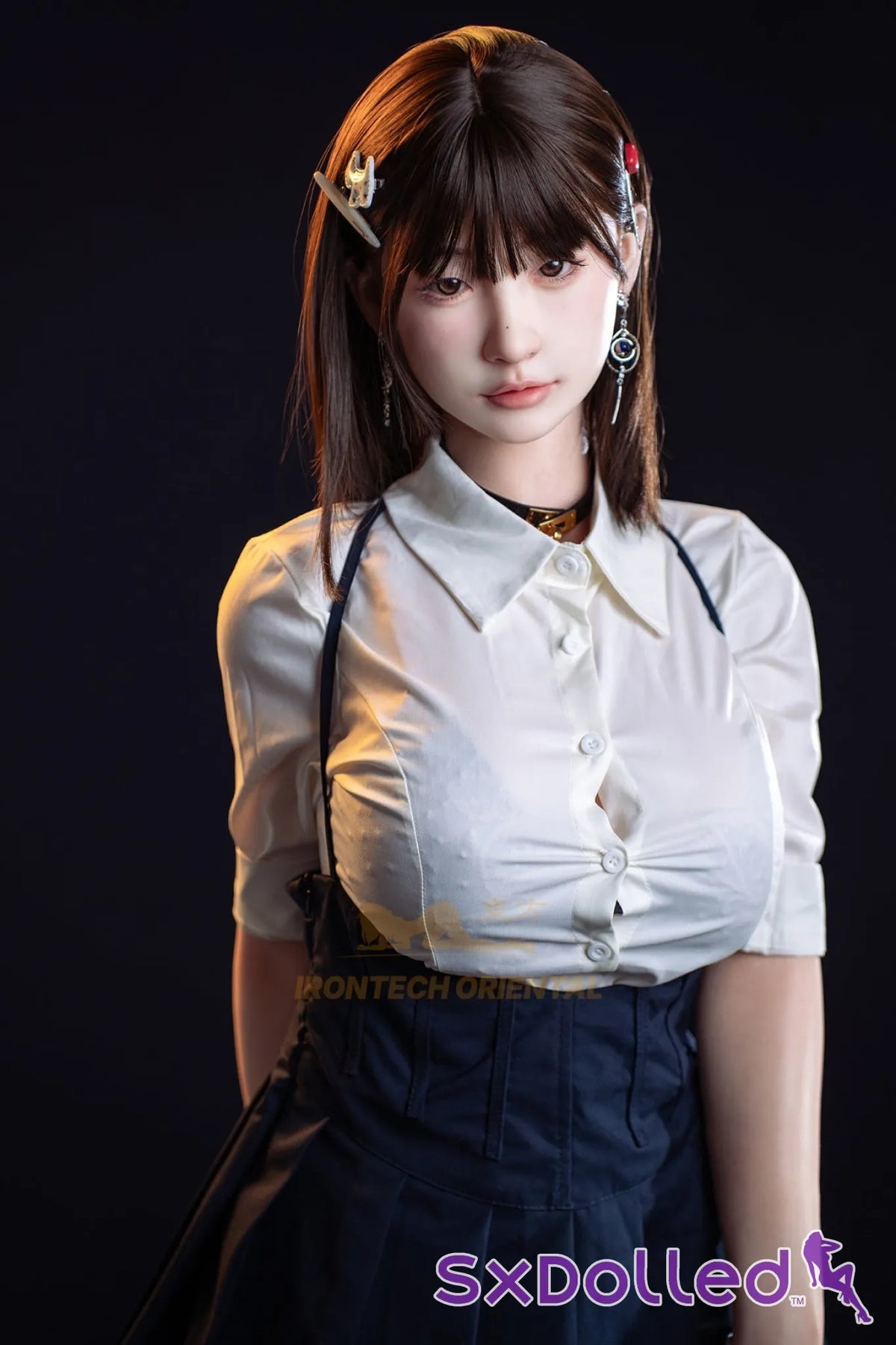 Yui E (E-Cup) (158cm) | Shy Crush Sex Doll | Irontech Doll | Oriental Series - E-Cup / 158cm / Brunette - Sex Doll