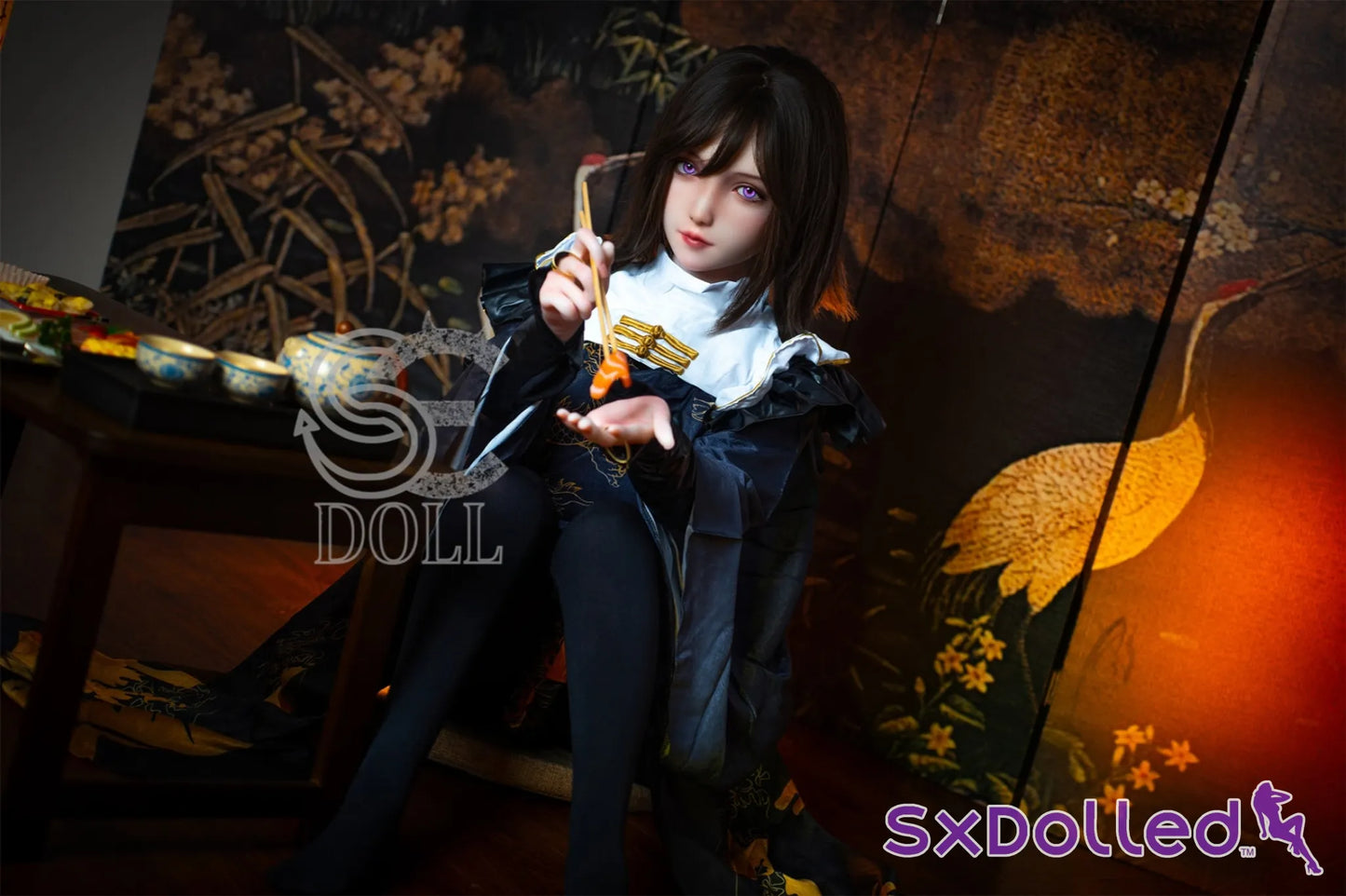 Yukki.I A (D Cup) (155cm) | Caucasian Purple Eyed Sex Doll | SE Doll D Cup / 155cm / Brunette Sex Doll