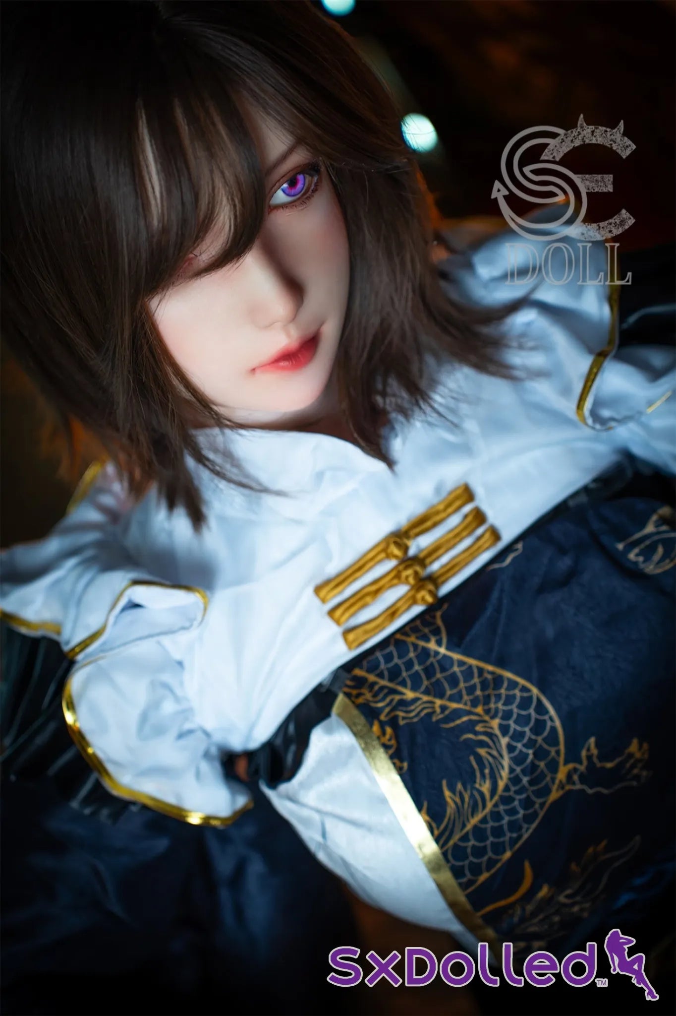 Yukki.I A (D Cup) (155cm) | Caucasian Purple Eyed Sex Doll | SE Doll D Cup / 155cm / Brunette Sex Doll
